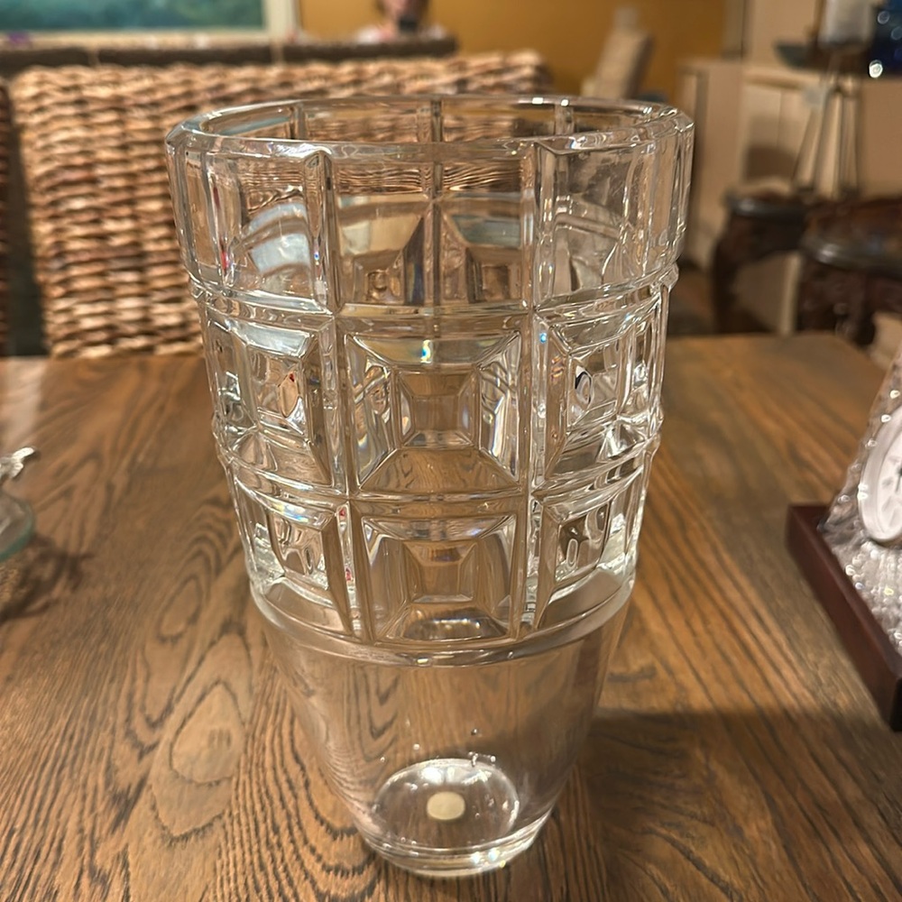 Rosenthal large Art Deco Lead Crystal Vase Early 20th century